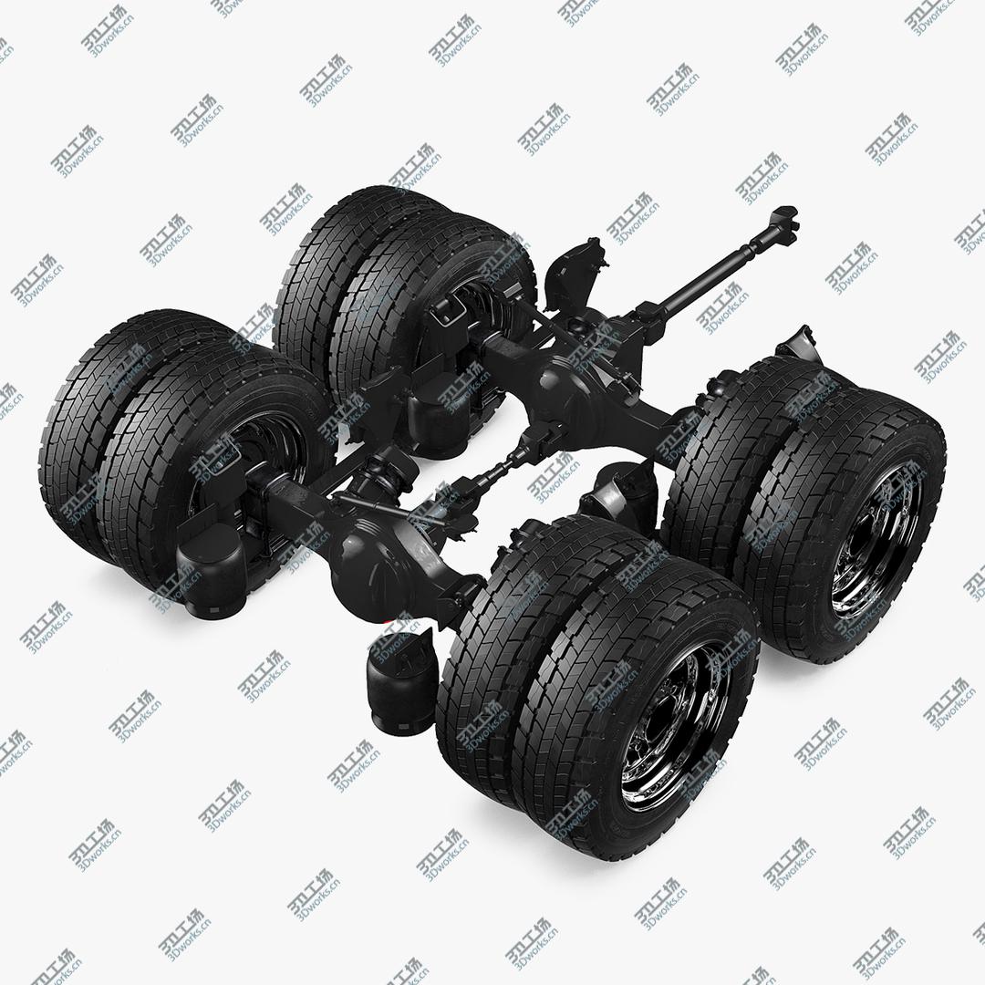 images/goods_img/202105074/Heavy Duty Truck Tandem Rear Axle 3D model/1.jpg